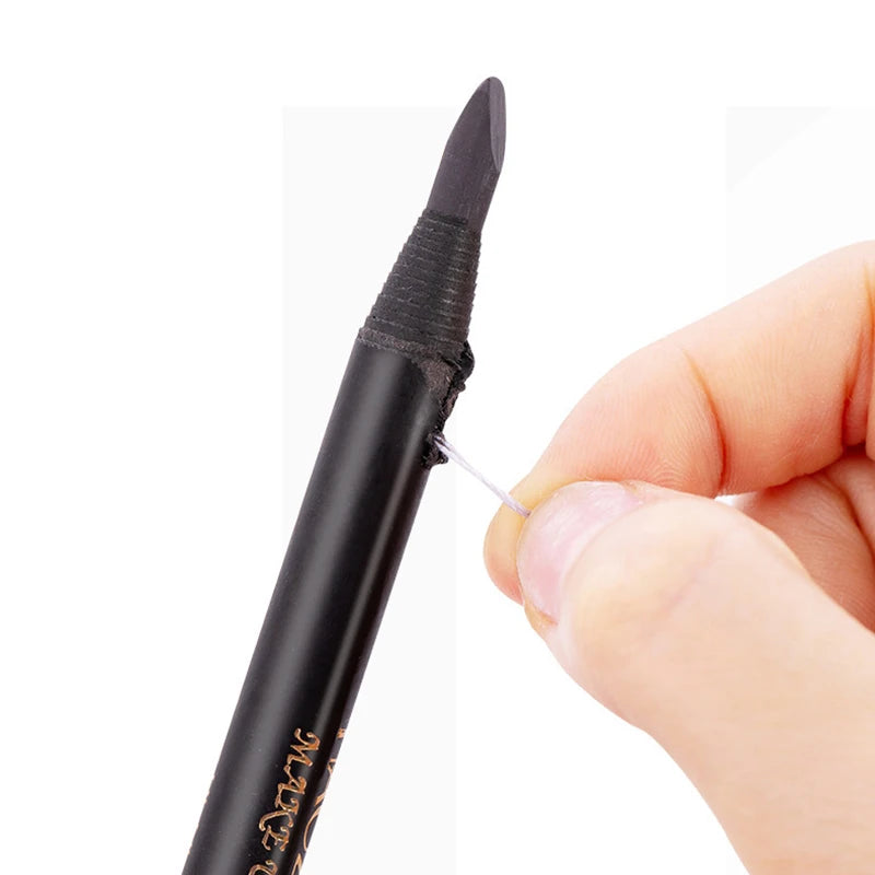 Pull Eyebrow Pencil Black Makeup High Quality Wild Line