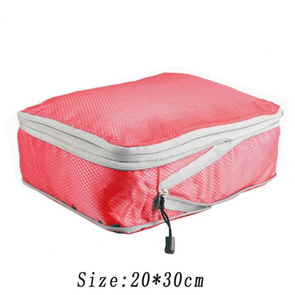 Travel Compression Packing Cubes Suitcase  Organizer Set