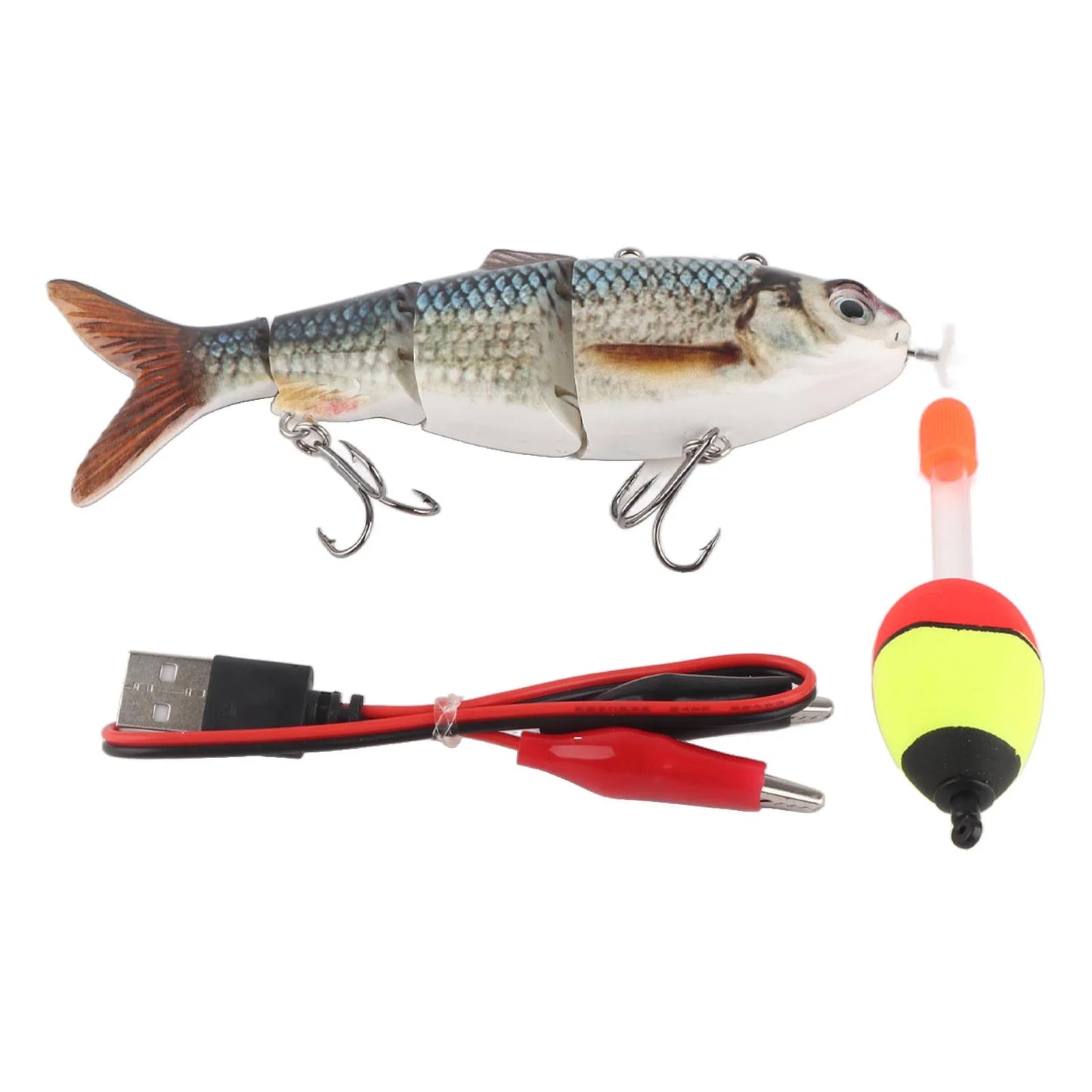 Robotic Swimming Lure Multi Jointed Rechargeable Electric Fishing Lure