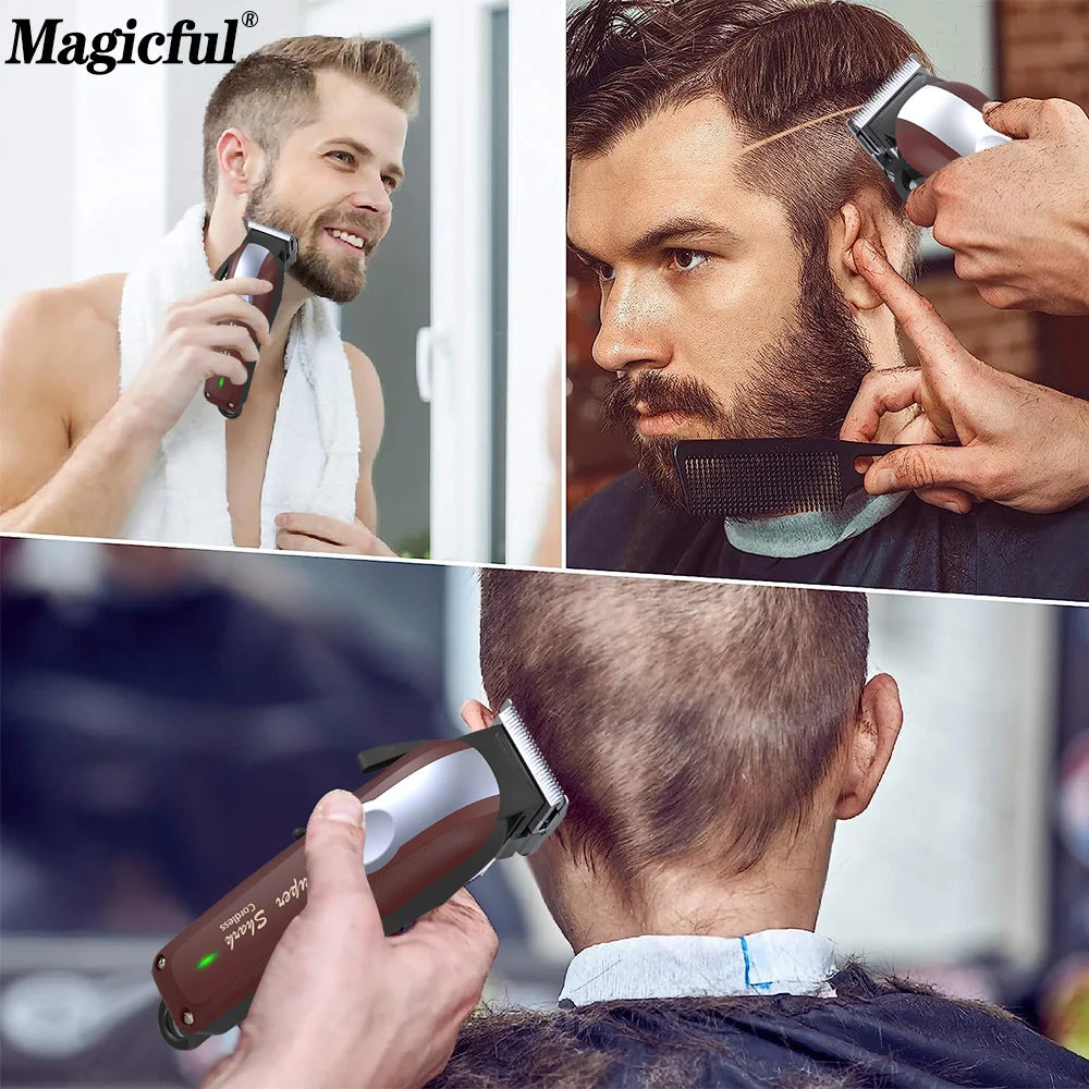 Professional Hair Clipper Lithium Battery Trimmer