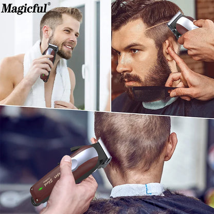 Professional Hair Clipper Lithium Battery Trimmer