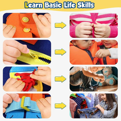 Sensory Play Board Busy Board Montessori Leaning Toys