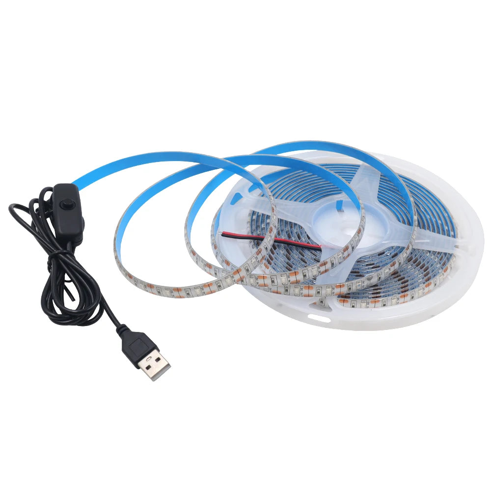 5V 2835 LED Strip Light 2835 60Leds/m Flexible Fita Led Tape