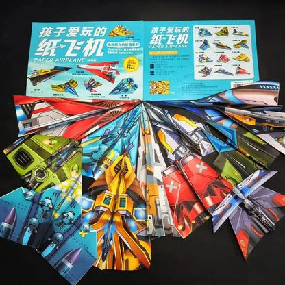 36Pcs Children Creative Origami Paper Planes Folding