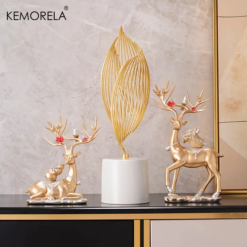 Ceramics Statue Exquisite Home Decor Modern Abstract Art Statue