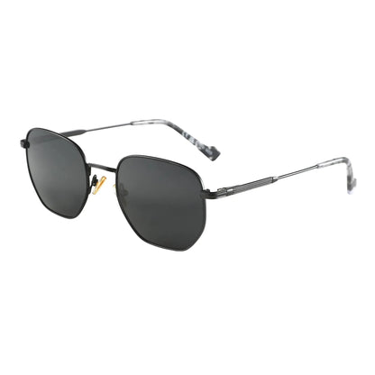 Fashion Hexagon Polarized Retro Sunglasses for Men Women-Vintage