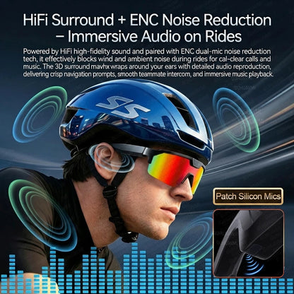 New AI Smart Sports Glasses with 1200P Camera