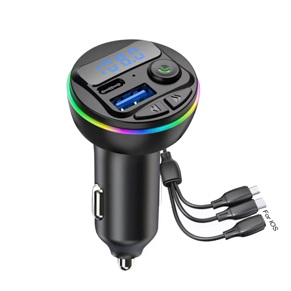 Bluetooth 5.0 FM Transmitter Car MP3 Modulator Player Handsfree
