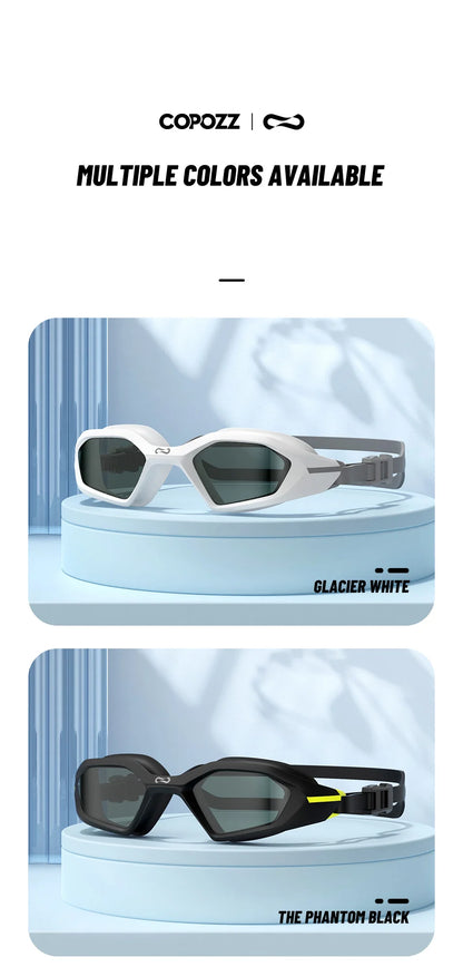 Professional Female Swimming Goggles Electroplate Swim Glasses