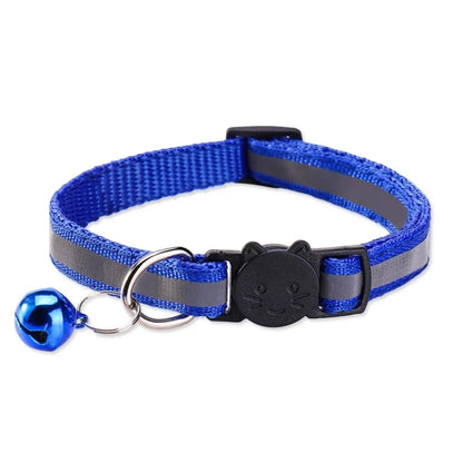 Colorful Reflective Breakaway Cat Collar with Bell