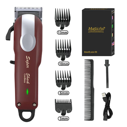 Professional Hair Clipper Lithium Battery Trimmer