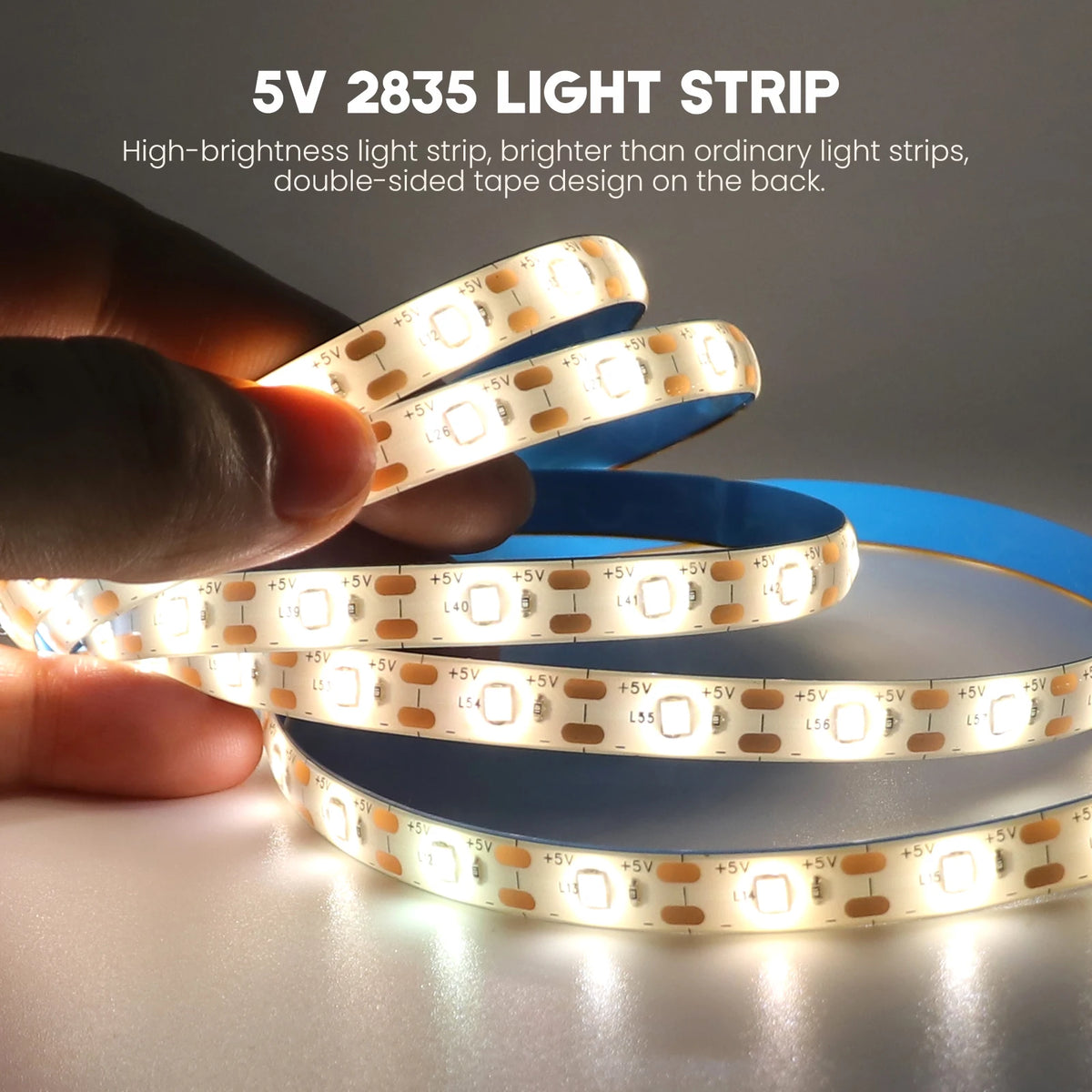 5V 2835 LED Strip Light 2835 60Leds/m Flexible Fita Led Tape