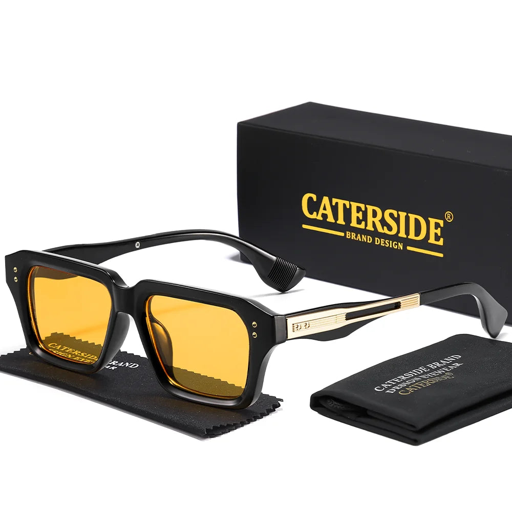 New Men's Square Sunglasses Premium PC Frame Eyewear
