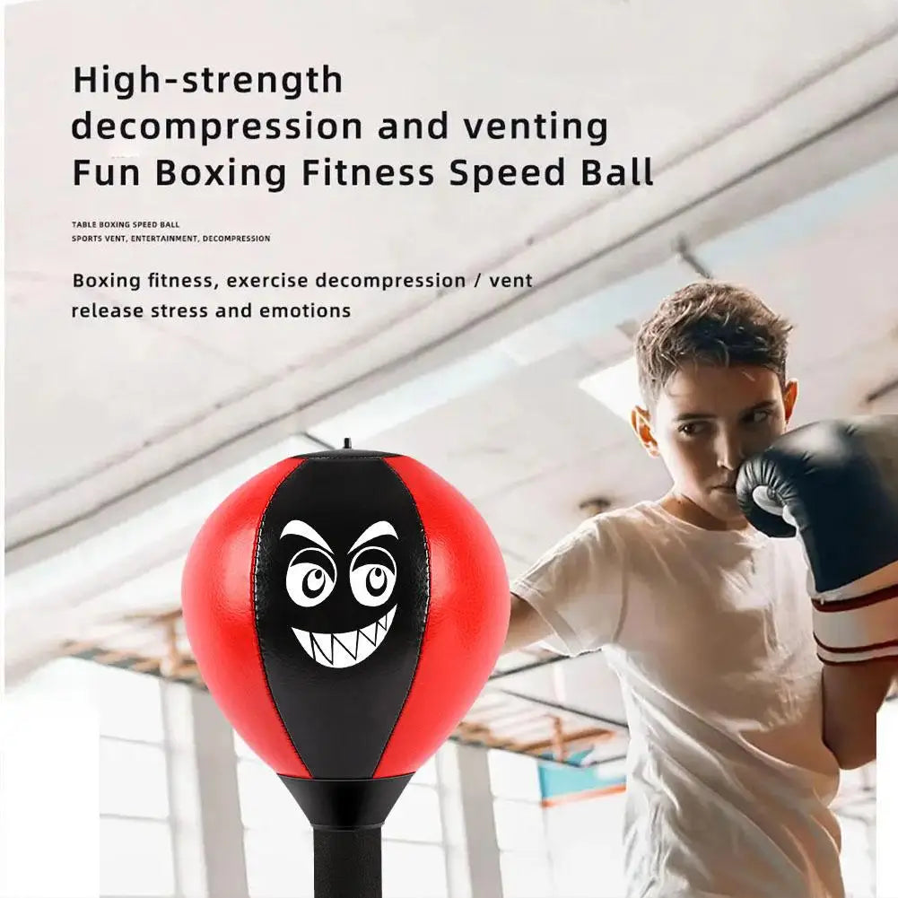 Stress Reliever Punching Bag Toy With Suction Cup