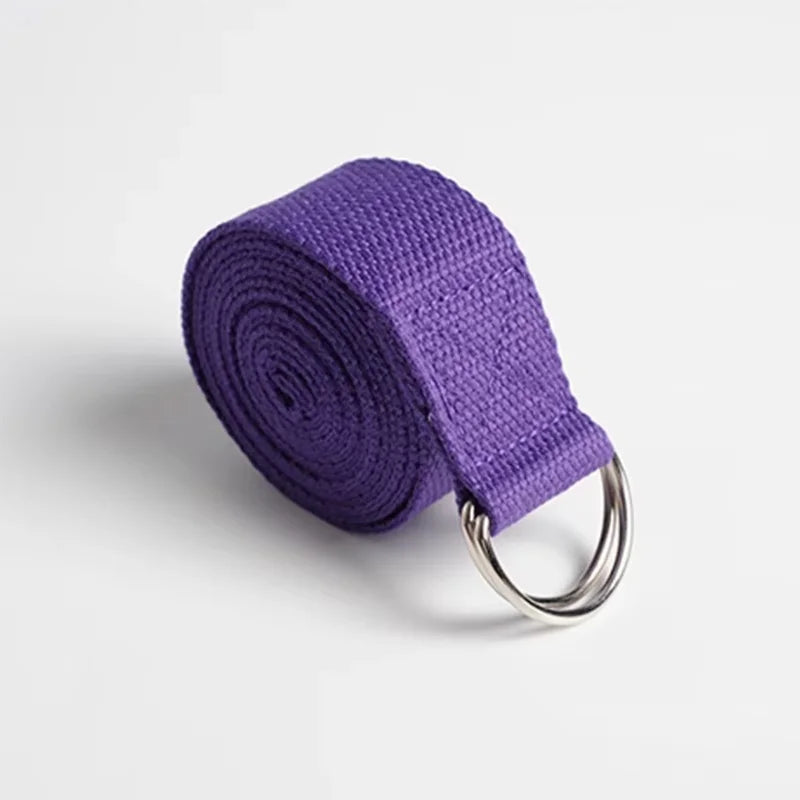 Yoga Strap Cotton Exercise Yoga Belt Adjustable