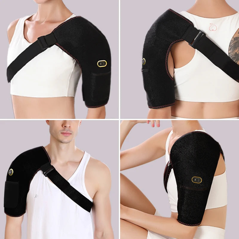 Electric Shoulder Massager with Heating Pad Vibration