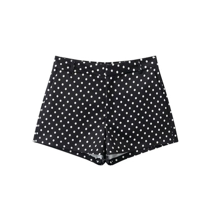 HH Fashion Women's Polka Dot Print Short Coats