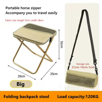 Folding stool for outdoor leisure camping,