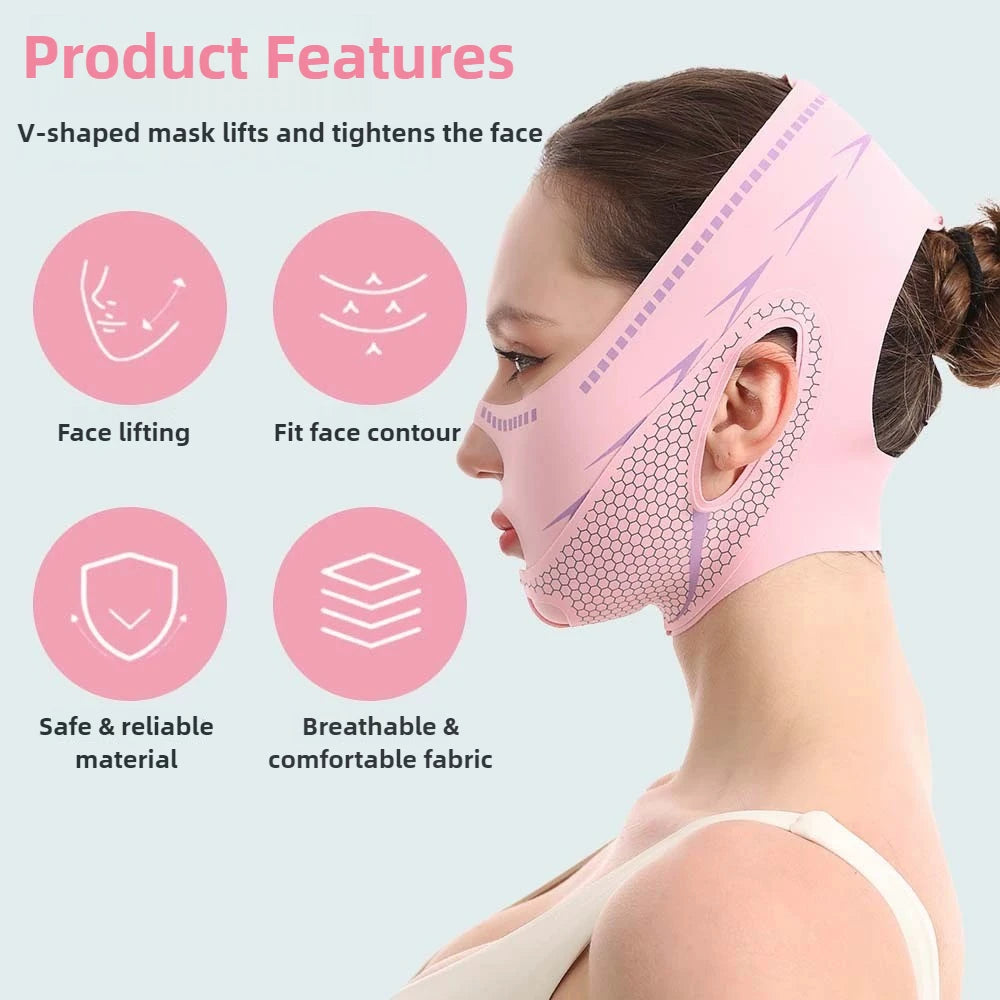 Women Face Lifting Belt V Line Shaper Face Slimming