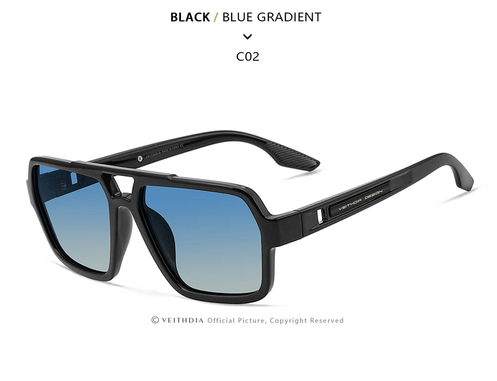 New Arrival Square Sunglasses TR90 Frame Glasses Photochromic