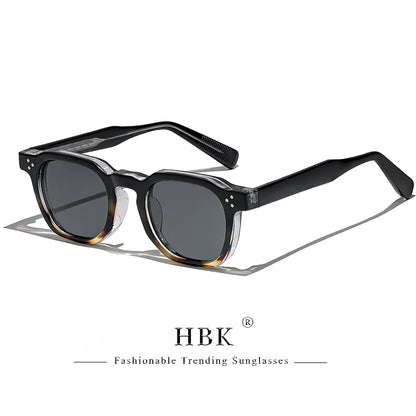 HBK New Square Retro Sunglasses Men Fashion