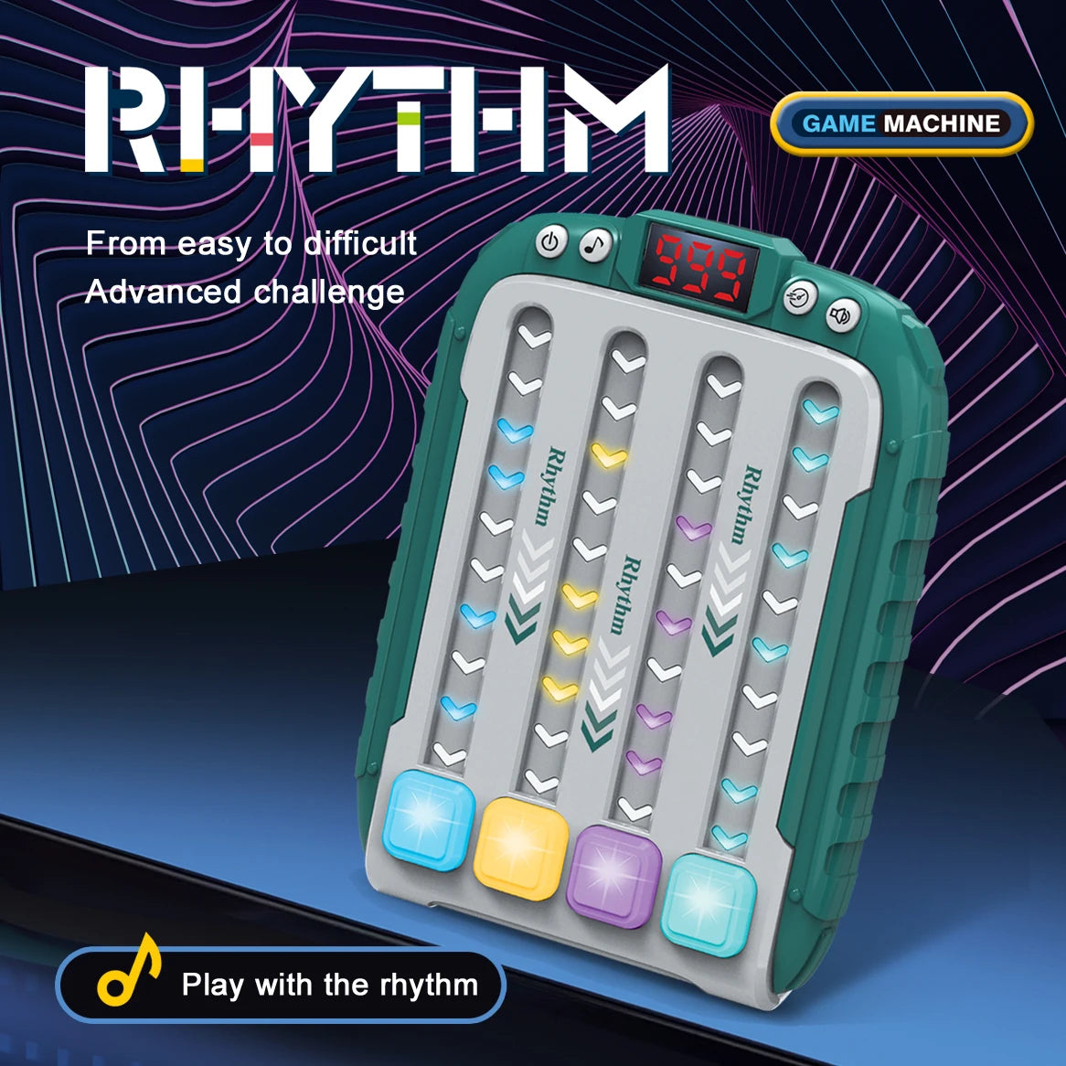 Decompress game consoles Defusing music exercise