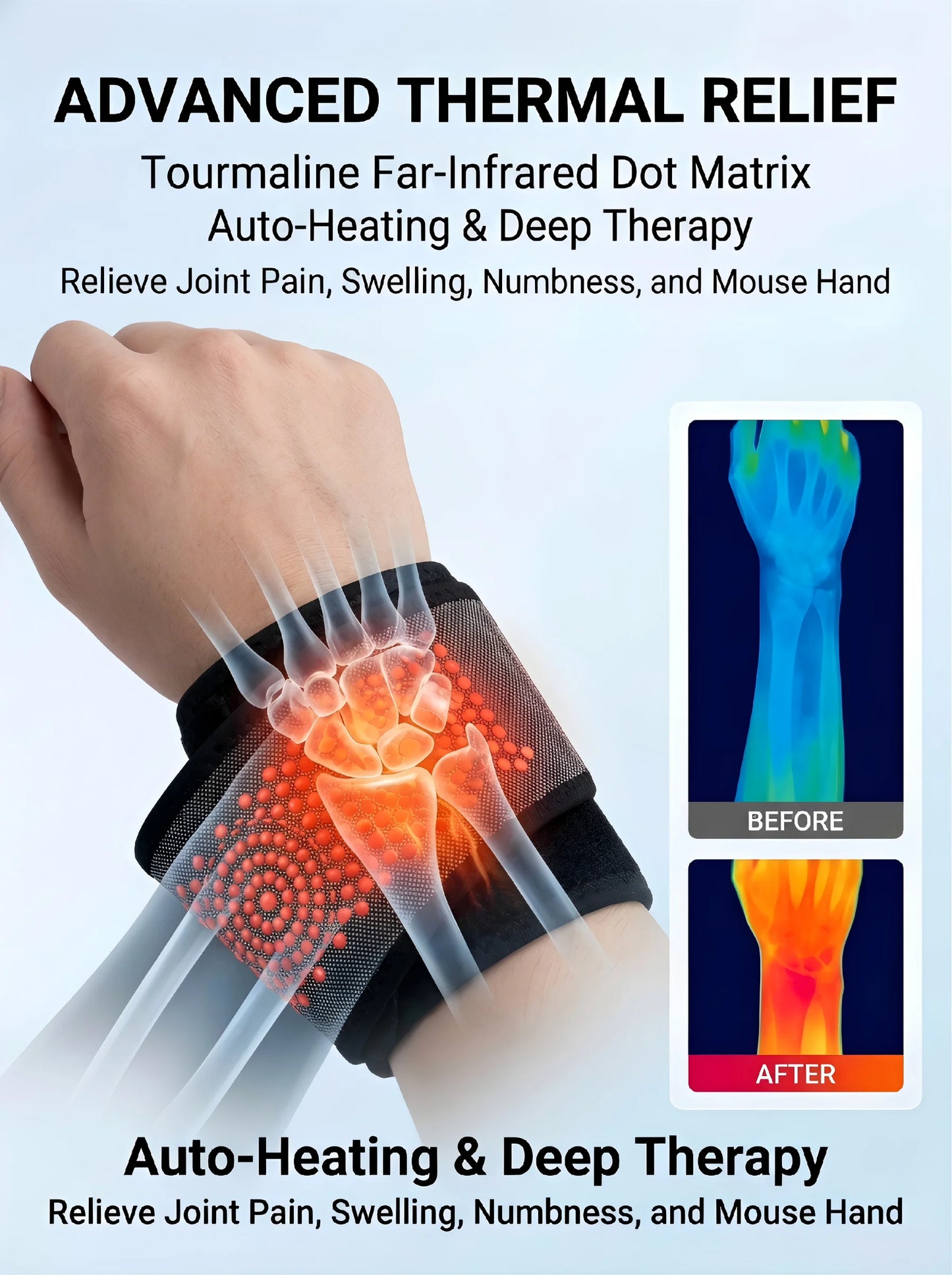 Adjustable Compression Wrist Support Brace