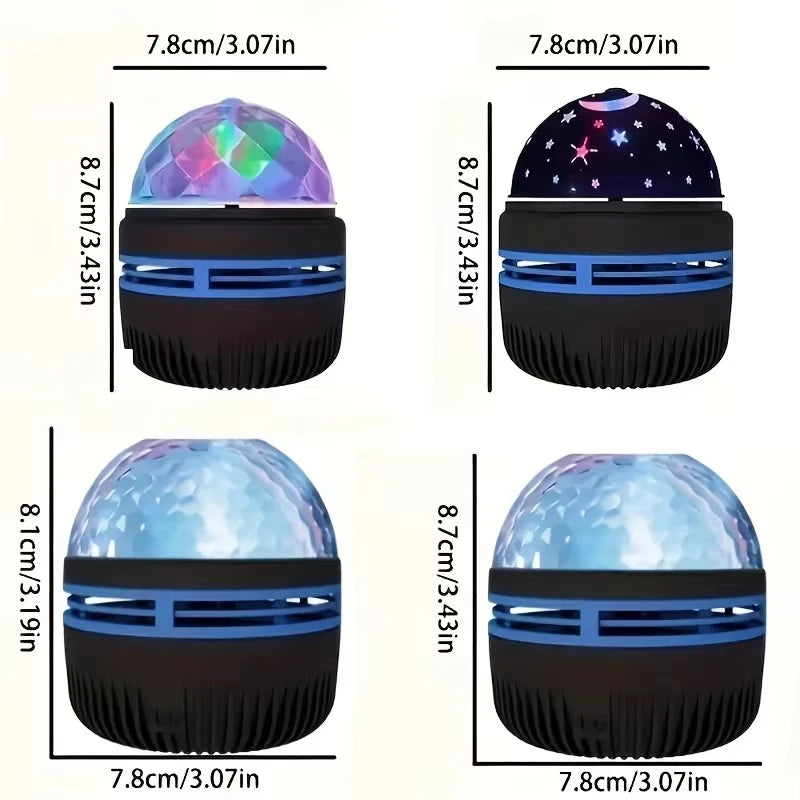 1pc Star Projector Galaxy Projector For Bedroom Night Light