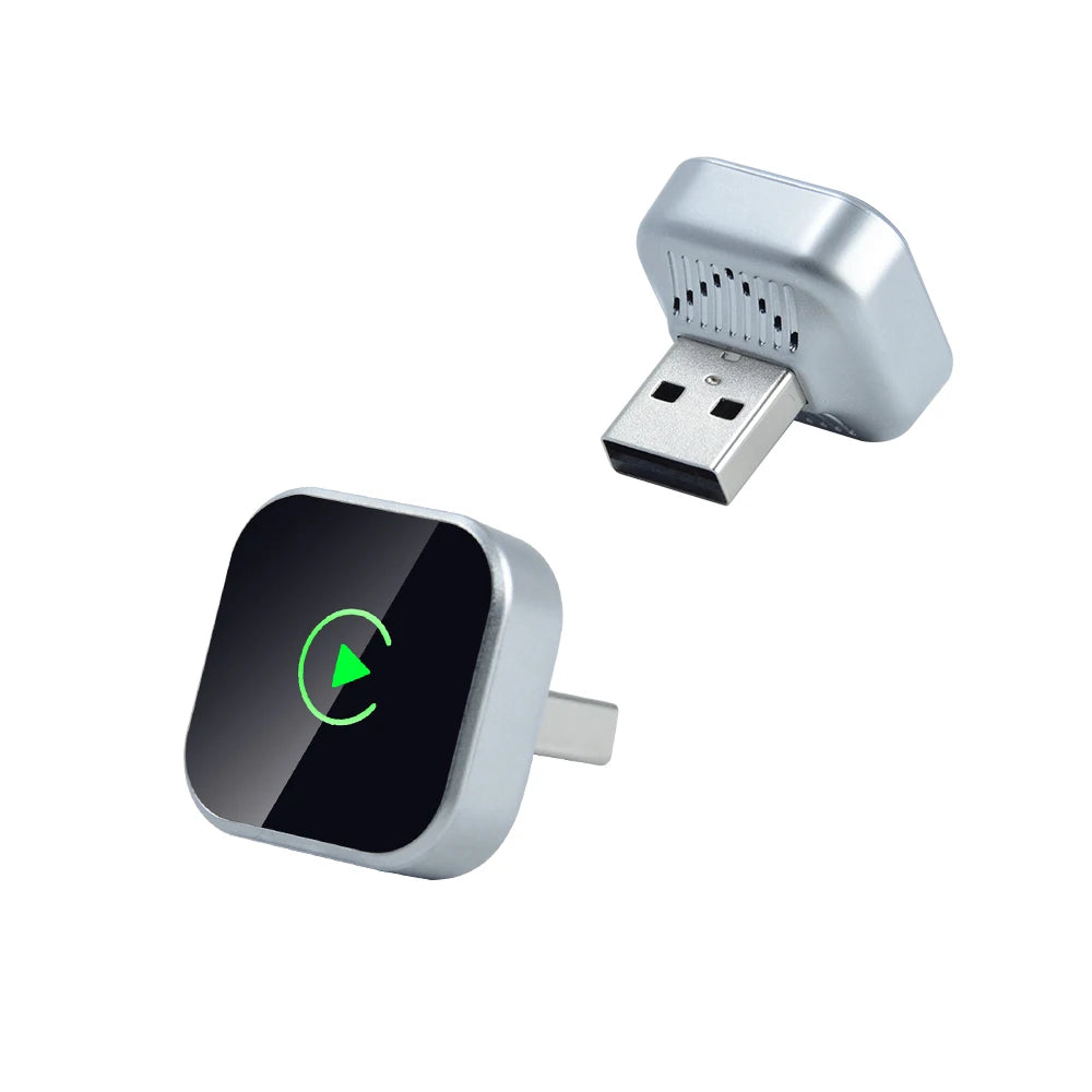 2in1 Wired To Wireless CarPlay Adapter Android Auto Dongle