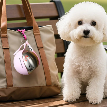 Small Dog Water Bottle 285ML Stainless Steel/PETG Convenient