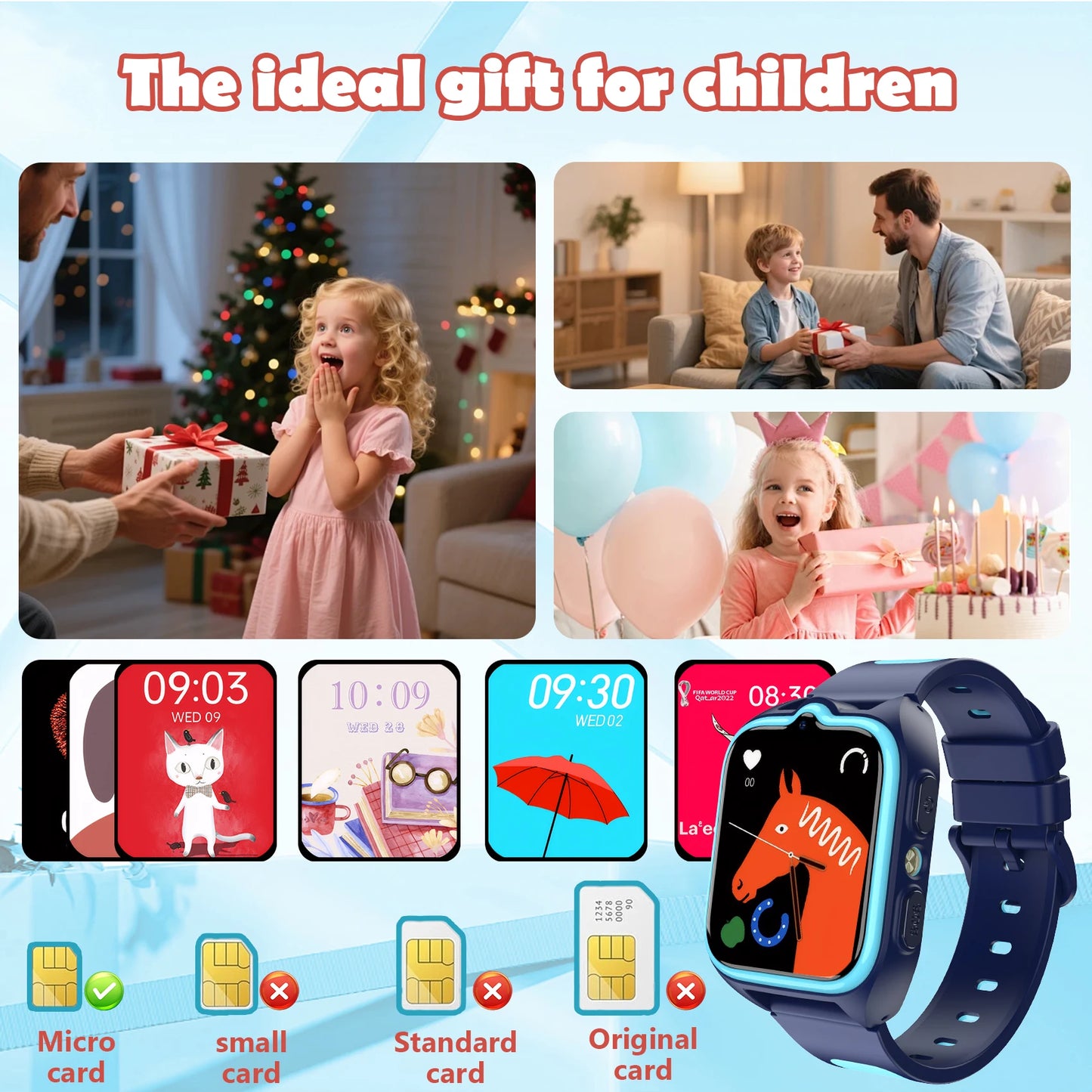 New Z30 Children's Smart Call Watch SOS Waterproof Watches