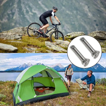 Titanium Alloy Mini Wrench Multitool for Portable Use