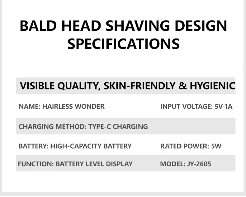 Multi-functional Electric Shaver with Automatic Haircutting
