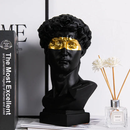 Home Decoration David Head Resin Statues Statues