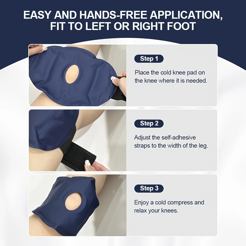 Reusable Knee Ice Pack Wrap Ice Pack for Knee Adjustable