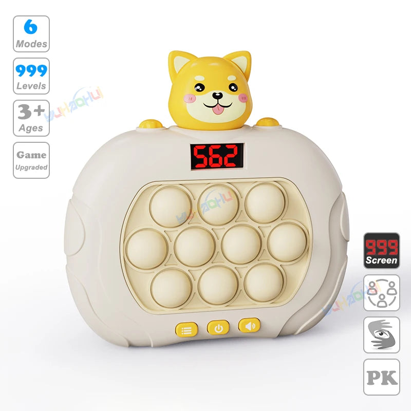 Electronic Pop Light Up Game Handle Toys for Children