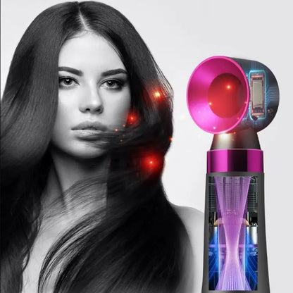 Five in one hair dryer hot air comb electric curly hair straightener
