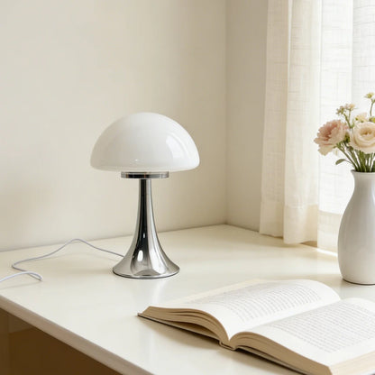 Jellyfish Dome Glass Table Lamp Coastal Modern Bedside