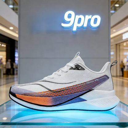 New 9ro Carbon Fiber Plate Running Sneakers Lightweight