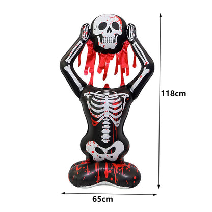 Halloween Inflatable Ghost Tree Balloons Pumpkins Mummy Miko