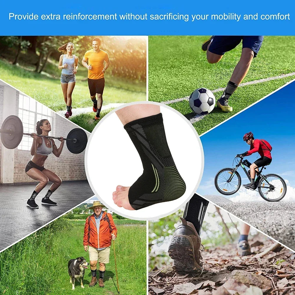 Sports Ankle Brace Compression Sleeves Plantar Fasciitis Sock