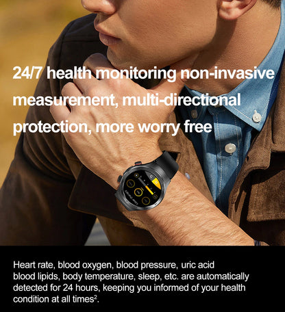 2025New Laser Therapy ECG+PPG Smartwatch For Men Women