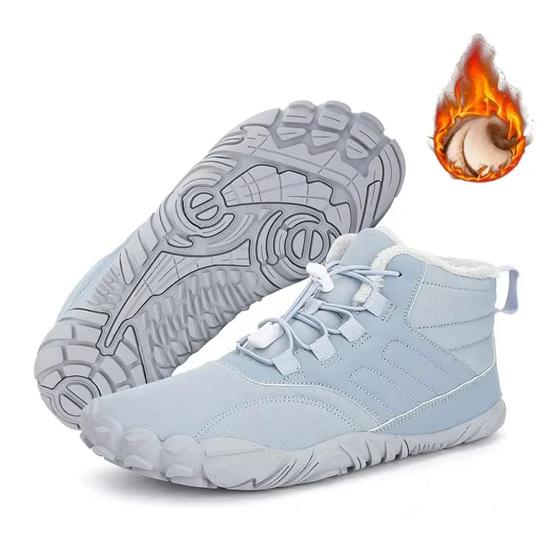 Men Plush Winter Boots Shoes Women Waterproof Snow Cotton Boots
