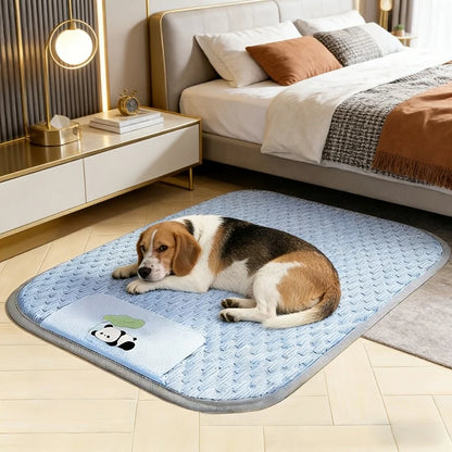 Dog Cooling Mat Made From Ice-bean-textured Fabric