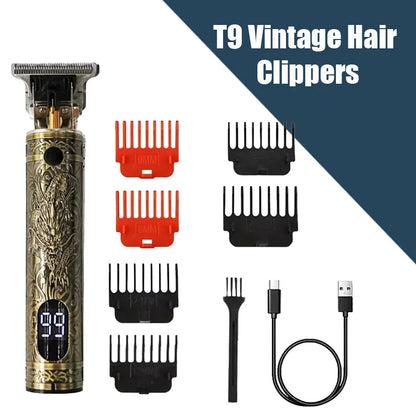 T9 Electric Hair Trimmer/Accessories | USB Professional Shaver