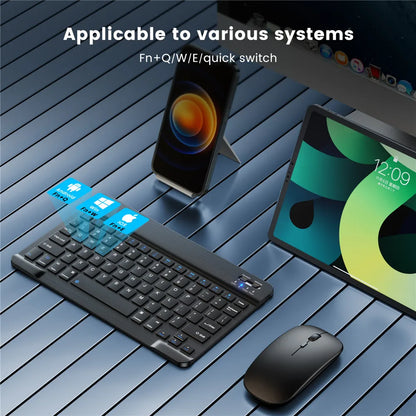 Ultra-Slim Bluetooth-compatible Keyboard Portable Mini Wireless