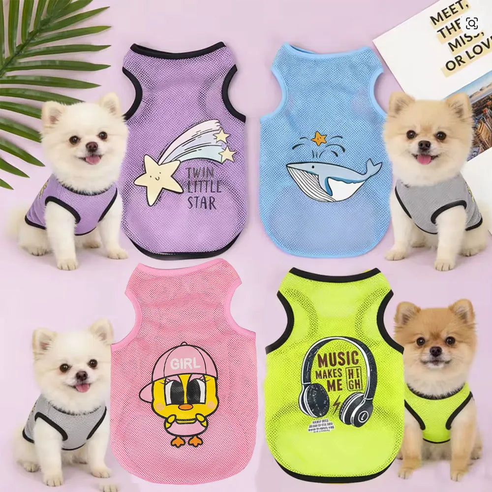 Cooling Shirts for Dogs Lightweight Mesh Breathable