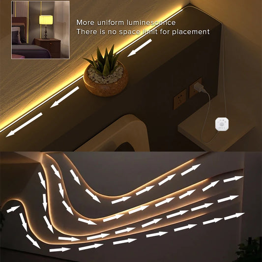 Motion Sensor Stair Lights With Chase Effect Under Bed Lights