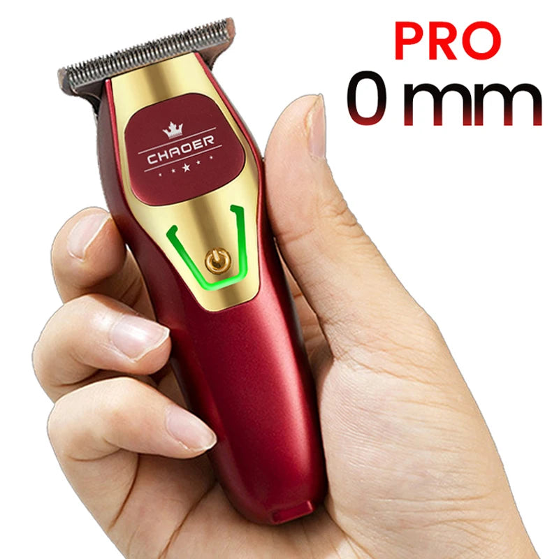 Powerful Professional Hair Trimmer Men 0 MM T Blade Electric Clipper