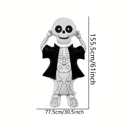 Halloween Balloon Decoration Halloween Black Spider Balloon Giant Skull Skeleton Balloon
